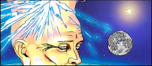 The Headache Hunt, a free investigative report from Cheeseburger Brown, illustration by the author