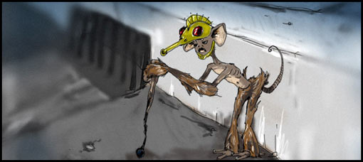 Under the Bridge, an article for Footprints Magazine by Cheeseburger Brown - illustration by the author