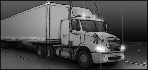 Bad Traffic, a free story from Cheeseburger Brown, illustration by Matthew Hemming