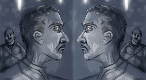 Exemplars, a short story by Chester Burton Cheeseburger Brown; illustration by Matthew Hemming