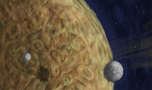 Thin Air, a short story by Chester Burton Cheeseburger Brown; illustration by Matthew Hemming